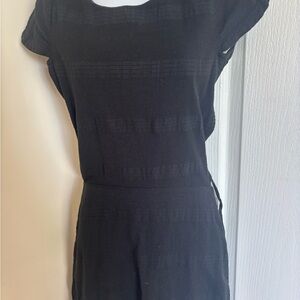 Free People Black Backless Dress